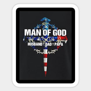 Man Of God Sticker